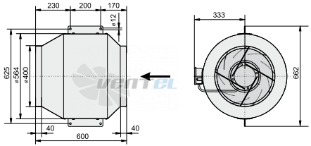 Rosenberg R 400 LD - описание, технические характеристики, графики